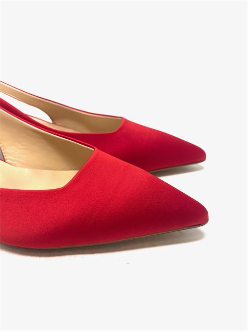 Slingback donna in raso rosso IL LACCIO | 894R002RASOROSSO